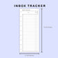 Skinny Classic HP Inserts - Inbox Tracker