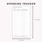 Personal Inserts - Spending Tracker