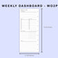 Skinny Classic HP Inserts - Weekly Dashboard