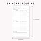 Personal Inserts - Skincare Routine