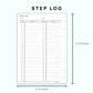 Personal Wide Inserts - Step Log