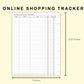 Classic HP Inserts - Online Shopping Tracker