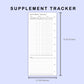 Skinny Classic HP Inserts - Supplement Tracker