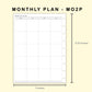 Classic HP Inserts - Monthly Plan - MO2P