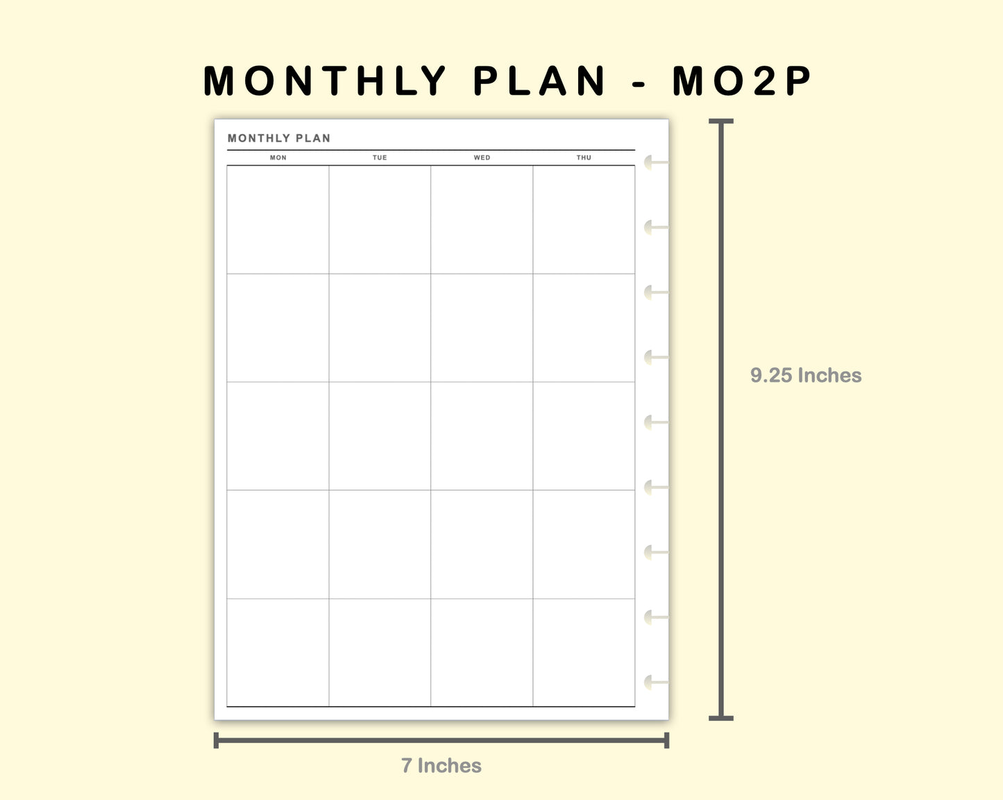 Classic HP Inserts - Monthly Plan - MO2P