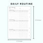 Personal Wide Inserts - Daily Routine