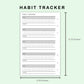 FC Compact Inserts - Habit Tracker