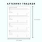Personal Wide Inserts - Afterpay Tracker