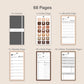 Digital Phone Planner - Brown Coffee