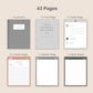 31 Day Digital Journal - Portrait - Neutral