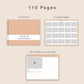 100 Digital Photo Album - Coffee Brown