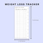 Skinny Classic HP Inserts - Weight Loss Tracker