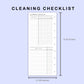 Skinny Classic HP Inserts - Cleaning Checklist