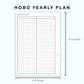 Personal Wide Inserts - Yearly Plan - Hobonichi