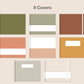 Digital Notebook 8 Tab - Landscape - Boho