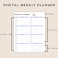Weekly Planner, To Do List - Portrait