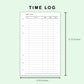 FC Compact Inserts - Time Log