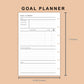 Mini Happy Planner Inserts - Goal Planner