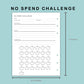 B6 Wide Inserts - No Spend Challenge