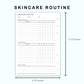 Personal Wide Inserts - Skincare Routine