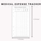 Personal Inserts - Medical Expense Tracker