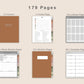 Digital Reading Planner - Portrait - Neutral