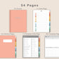 Digital Travel Planner - Portrait - Soft Boho