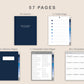 Digital Self Care Planner - Blue