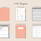 Digital Reading Planner - Portrait - Boho