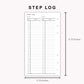Personal Inserts - Step Log
