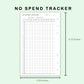 FC Compact Inserts - No Spend Tracker