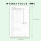 FC Compact Inserts - Weekly Focus Time