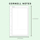 FC Compact Inserts - Cornell Notes