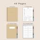 Digital Project Planner - Portrait - Muted