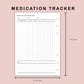 B6 Inserts - Medication Tracker