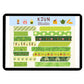Digital Washi Tape - Bright Green Plant
