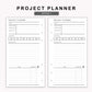 Personal Inserts - Project Planner