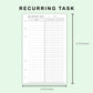 FC Compact Inserts - Recurring Task