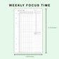 FC Compact Inserts - Weekly Focus Time
