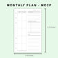FC Compact Inserts - Monthly Plan - MO2P - with Top Priority