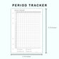 Personal Wide Inserts - Period Tracker