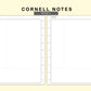 Classic HP Inserts - Cornell Notes