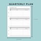 B6 Wide Inserts - Quarterly Plan