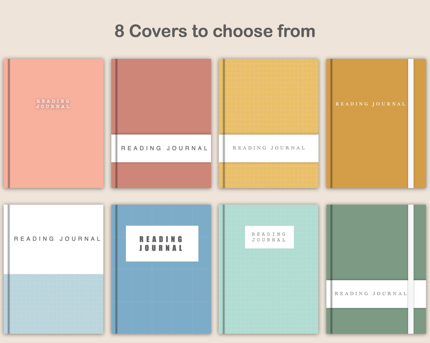Digital Reading Planner - Portrait - Boho