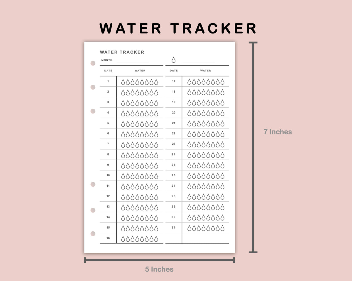 Watertrace Insert B6 Inserts - Water Tracker – kjunstudio