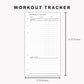 Personal Inserts - Workout Tracker