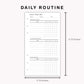 Personal Inserts - Daily Routine