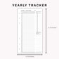 Personal Inserts - Yearly Tracker