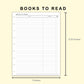 Classic HP Inserts - Books to read