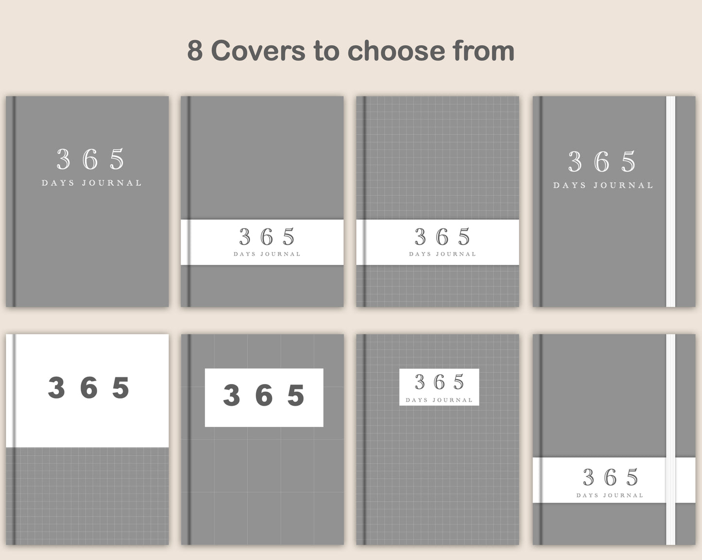 365 Day Journal - Neutral